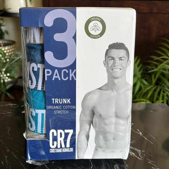 🩵💙🩶CR7 Cristiano Ronaldo Men’s Essential Trunk-3p- Multi-L-NWT - Picture 8 of 14